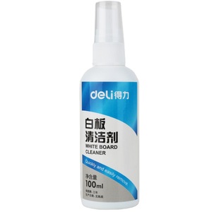 Deli White Board Cleaner 100ml With Cloth Easy Clean For Office Use - Product Image 4
