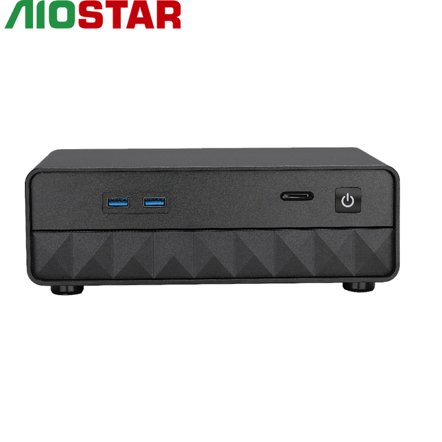 Intel Atom C3808 NAS Mini Server 4x10G SFP+ 2xLAN DDR4 ECC Aluminum Storage for Laptop/Desktop Use Stock