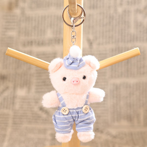 Adorable Peluche <span class=keywords><strong>de</strong></span> <span class=keywords><strong>Cerdito</strong></span> con Estampado Floral, Muñeco <span class=keywords><strong>de</strong></span> Peluche, Colgante para Bolso, Llavero, Marioneta <span class=keywords><strong>de</strong></span> Trapo, 11cm - Product Image 2