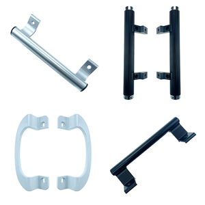 มือจับ<span class=keywords><strong>ประตู</strong></span><span class=keywords><strong>บาน</strong></span><span class=keywords><strong>เลื่อน</strong></span>อลูมิเนียมสำหรับห้างสรรพสินค้า, มือจับ<span class=keywords><strong>ประตู</strong></span>กระจกสีดำทนทานติดผนัง - Product Image 6