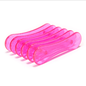 <b>Glitter</b> Plastic Nail Art Pen Holder 6 Slot Manicure Brush Display Stand Rack for Salon DIY Nail Art Tool Organizer Storage - Product Image 1