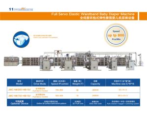 เครื่องผลิตผ้าอ้อมเด็กแบบดึงขึ้นความเร็ว<span class=keywords><strong>ส</strong></span>ูง JWC รุ่นประหยัด - Product Image 5