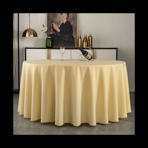 Wholesale <b>Round</b> Wedding <b>Table</b> <b>Cloth</b> Waterproof Party White Tablecloth for Banquet Events - Product Image 3