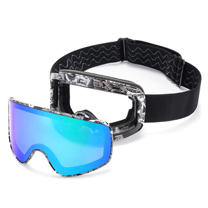 Logo personalizzato stampato giovani Anti-UV lente Anti nebbia Snowboard occhiali da corsa per gli sport all'aria aperta e lo sci - Product Image 2