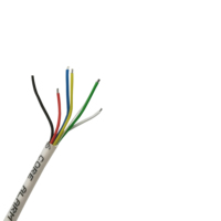 Cable de Alarma de Seguridad AITE OEM, 4 y 8 Núcleos, Conductor de Cobre de Alta Calidad, Aislamiento de PVC, Blindado con Lámina de Aluminio
