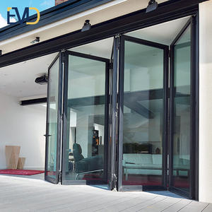 Puerta Plegable de Vidrio para Exteriores con Perfil de Aleación de Aluminio Resistente al Viento, Diseño Moderno y Popular para Villas - Product Image 5