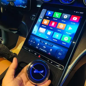 Ottocast evrensel kablosuz Carplay Ai kutusu Mini Android ai kutusu Apple araba oynamak için Youtube Netflix araba multimedya oynatma