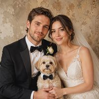 Accessoire de fête de mariage formel, style classique noir et blanc pour chats, petits chiens, nœud papillon et cravate pour animaux de compagnie, ensemble de collier