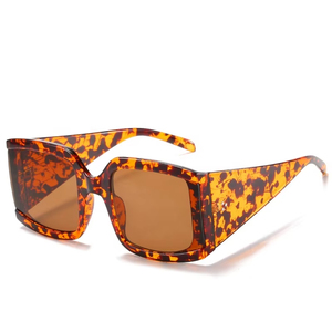 Wholesale 2025 Fashion Wide <b>Frame</b> Glasses Shades Sunglasses <b>Large</b> <b>Frame</b> Unisex Own Logo Famous Luxury Brand Sunglasses - Product Image 2