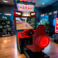 Console de jeu de course automobile à monnayeur, simulateur de conduite, cockpit de simulation de course, garantie 1 an