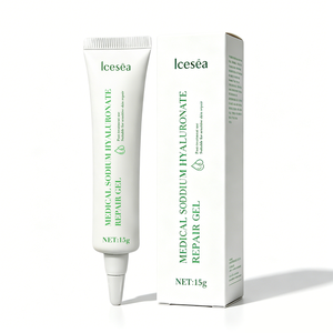 Gel réparateur à l'acide hyaluronique OEM, hyaluronate de sodium, hydratant, apaisant, soulageant les rougeurs, pour peaux sèches et irritées, marque privée - Product Image 6
