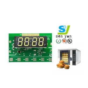 Universal Smart Digital Pizza Microwave Bakery Oven Pcb Panel With Lcd Controller Baking Oven Printed Circuit Board Need Geber