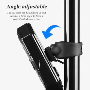 Feu arrière de vélo avec clignotants, télécommande, <span class=keywords><strong>indicateur</strong></span> de <span class=keywords><strong>direction</strong></span>, LED, rechargeable par USB, avec klaxon pour VTT - Product Image 3