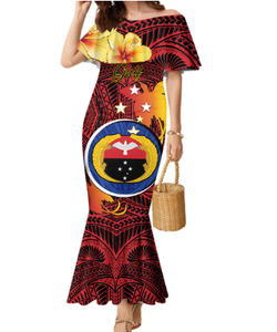 <span class=keywords><strong>50</strong></span> Papua New ghinea indipendenza abiti lunghi da donna con spalle scoperte Papua nuovo abito da ghinea - Product Image 2