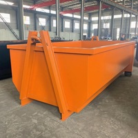 Conteneur de collecte de déchets à crochet de levage, directement de l'usine, taille et couleur personnalisables