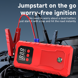 Digital Display Emergency Power Automatic Stop Charging <strong>Mini</strong> <strong>Car</strong> Tire Pump Wireless Start Power Supply CO252 Model for - Product Image 5