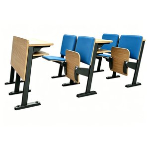 Chaise <span class=keywords><strong>de</strong></span> <span class=keywords><strong>salle</strong></span> <span class=keywords><strong>de</strong></span> conférence PM-2209 avec tablette d'écriture et système <span class=keywords><strong>de</strong></span> retour par gravité - Product Image 1