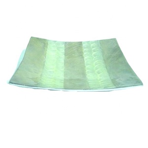 Plaque carrée à deux tons en fonte d'aluminium de vente chaude avec plaque d'émail en métal faite à la main en émail plaque d'émail décorative - Product Image 1