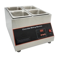 Machine à tempérer le chocolat, capacité 12 kg, fondoir à chocolat 500 W, température réglable