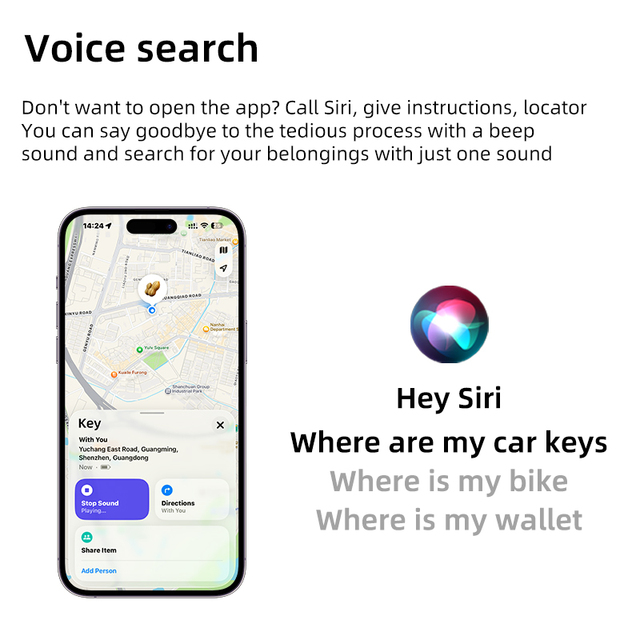 Google Find My Smart Tag BLE 5.0 GPS Key Finder IP67 Waterproof Precise Tracking Wallets Bags Luggage Car Keychain IOS App