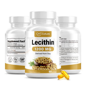 Chtnature Oem Supplement Soja-Extract 60Softgels/Fles Soja Lecithine Softgel Capsules - Product Image 1