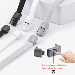 Бесплатные образцы без завязок, эластичные шнурки, плоские шнурки для кроссовок, без завязывания, шнурки с защелкой, металлическая пряжка - Product Image 6