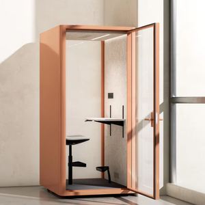 निजी अंतरिक्ष फोन बूथ प्रीफैब कार्यालय की बैठक बूथ ध्वनिक कार्यालय में ध्वनि सबूत - Product Image 1