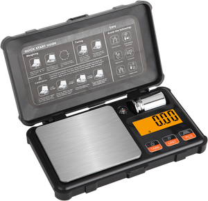 पोर्टेबल डिजिटल इलेक्ट्रॉनिक्स वजनी तराजू 200 ग्राम/0.01 ग्राम क्षमता पॉकेट स्केल बैटरी पावर स्रोत डिजिटल डिस्प्ले के साथ - Product Image 6