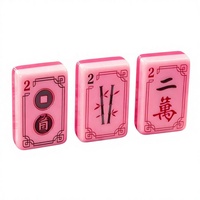 Nouvel ensemble personnalisé de 160 tuiles de mahjong américaines pliables en acrylique, portables, écologiques et durables