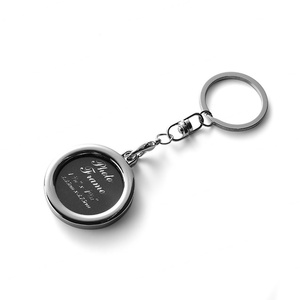 Cadre photo en métal rond personnalisé avec logo, design simple, prix avantageux, vente flash - Product Image 1