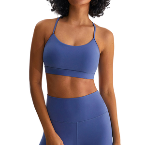 Soutien-gorge de sport sexy et tendance à dos croisé, push-up, respirant, personnalisé, pour le yoga et la course à pied - Product Image 1