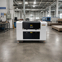 Machine de gravure laser CO2 6040 avec système de contrôle Ruida, puissance 50W, 60W, 80W, 100W en option, pour la fabrication de panneaux et la production artisanale
