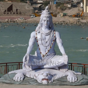 Quyang tùy chỉnh Ấn Độ Tôn Giáo Hindu thần tượng đá khắc <span class=keywords><strong>lakshmi</strong></span> Điêu Khắc Đá Cẩm Thạch laxmi tượng nữ thần của sự giàu có - Product Image 5