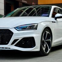 Kit de carrosserie pour Audi A5 B8 2008-2017, mise à niveau vers le nouveau A5L RS5 B9, pare-chocs avant et arrière, calandre, spoiler, mise à niveau extérieure de l'ancien au nouveau