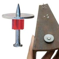 Clou de tir en acier de 25 mm avec rainure rouge, longue durée de vie, marque NBHC de Jiangsu - Clou de construction courant