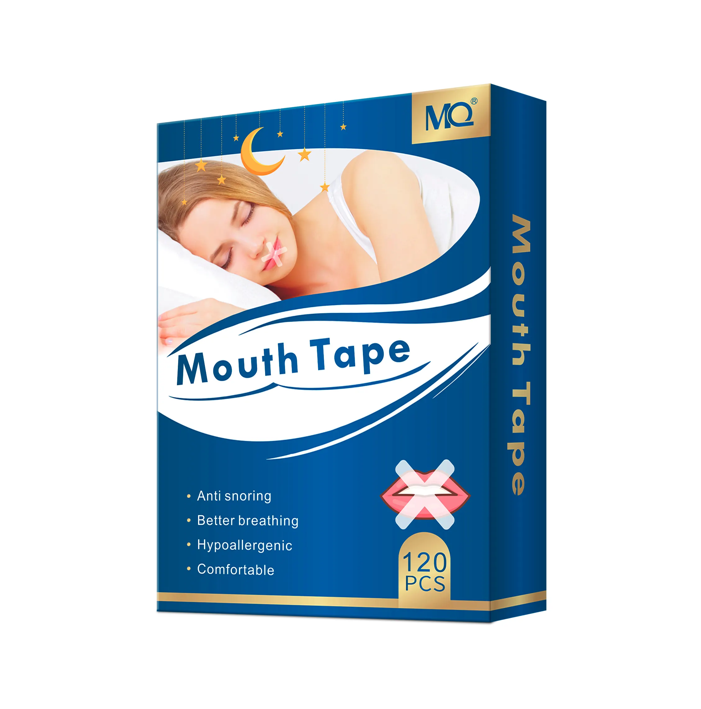 2022 Health Care Supplies Sleep Strips X shape Anti Snore Advanced Gentle Mouth Tapes