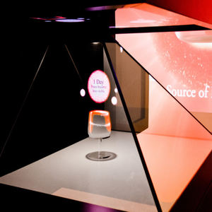 Espositore Olografico a 4 Lati con Schermo per Proiezione di Video 3D, Grafica, Logo e Immagini in Piramide - Product Image 5