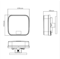 Bon prix feux de remorque sans fil magnétique Led camion lumière sans fil Led feux stop arrière tourner frein feu arrière de remorque