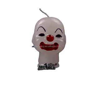 Halloween Baby Joker Pop Hoofd Silicium Kaars Mallen Voor Groothandel