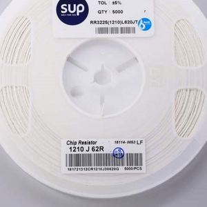 Manufacturer Direct RR3225 1210L620JT 1210 3225 Resistors Chip Resistors SMD Resistors 62ohm 5% 1/2W Thick Film Resistor - Product Image 1