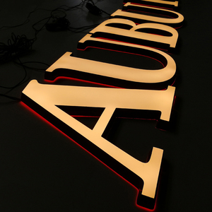 Acrílico Mini Led de interior <span class=keywords><strong>se</strong></span> iluminado café letrero 3D iluminado café en las letras de canal - Product Image 3
