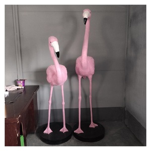 Cuộc Sống Kích Thước Thực Tế Flamingo Bức Tượng Nhựa Tác Phẩm Điêu Khắc Ngoài Trời Trang Trí Nội Thất Nhân Tạo Động Vật Tác Phẩm Nghệ Thuật Flamingo Điêu Khắc - Product Image 2