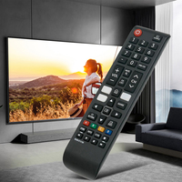 Télécommande TV sans fil BN59-01315A pour téléviseurs intelligents Samsung avec boutons Mute, Liste des chaînes, Guide, Retour, Sortie, Lecture/Pause