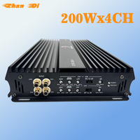Amplificateurs de puissance 200W*4 12V haute puissance à 4 canaux pour voiture avec égaliseurs de classe AB - Stock usine