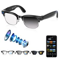 Lunettes Intelligentes IA avec Caméra 4K EIS, Assistant Vocal, Traduction, Application, Anti-tremblement et Fonction d'Appel Téléphonique