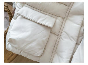 Automne hiver enfants gilet pour garçons et filles couleur unie laine d'agneau coton vêtements d'extérieur en Style coréen gilet - Product Image 5