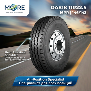 Neumático Radial para Camión 11R22.5 18PR, Sin Cámara, Servicio Mixto, Larga Distancia, Carga y Grava, con Hombro Resistente al Calor - Product Image 1