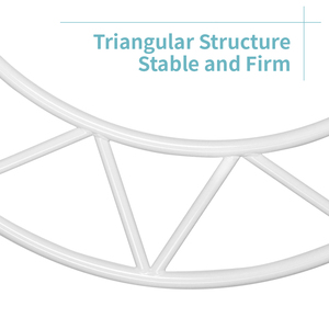 <span class=keywords><strong>Cerceau</strong></span> de yoga aérien Lyra de 83 cm Yiwu Prior Fitness pour acrobaties et spectacles de <span class=keywords><strong>cirque</strong></span> (<span class=keywords><strong>Cerceau</strong></span> de lune) - Product Image 3