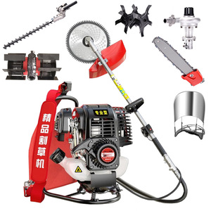 Débroussailleuse et coupe-bordures à essence 4 temps portable OEM en métal, outil <span class=keywords><strong>de</strong></span> jardinage multifonctionnel avec accessoires personnalisés - Product Image 3