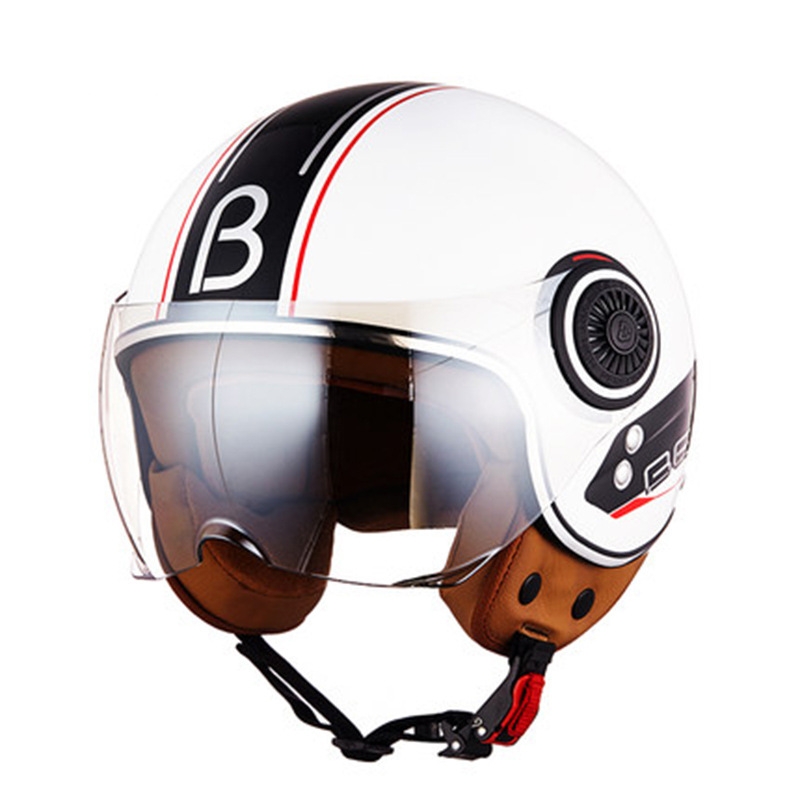 Crescent Glossy White/Red